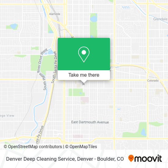 Denver Deep Cleaning Service map