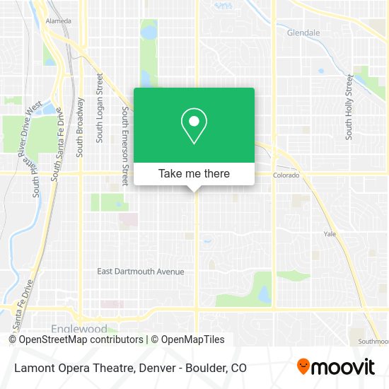 Lamont Opera Theatre map