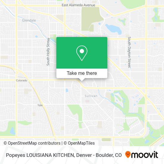 Mapa de Popeyes LOUISIANA KITCHEN