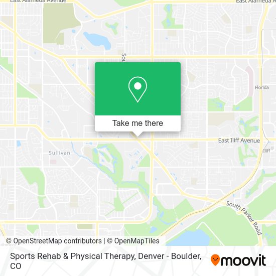 Mapa de Sports Rehab & Physical Therapy