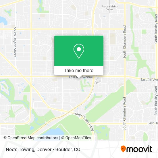 Neo's Towing map