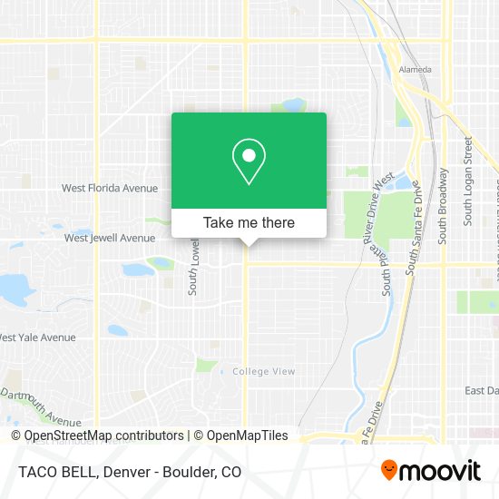 Mapa de TACO BELL