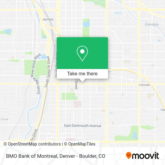 BMO Bank of Montreal map