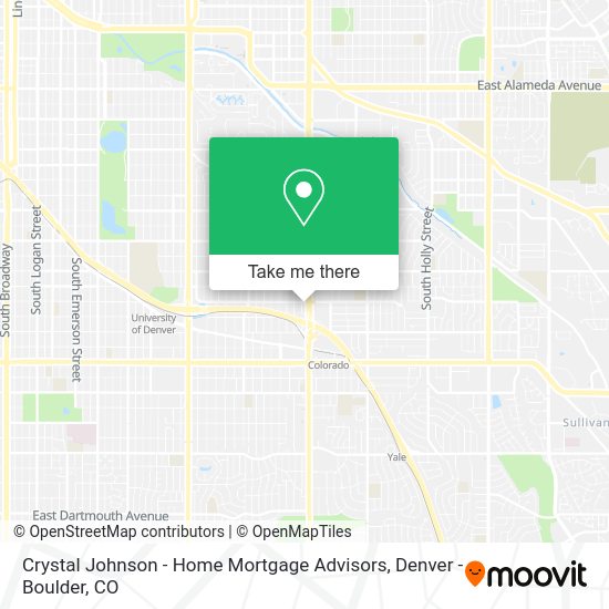 Mapa de Crystal Johnson - Home Mortgage Advisors