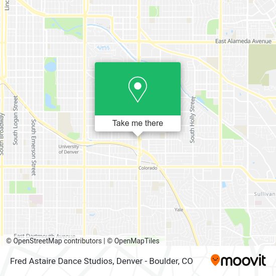 Fred Astaire Dance Studios map