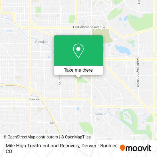 Mapa de Mile High Treatment and Recovery