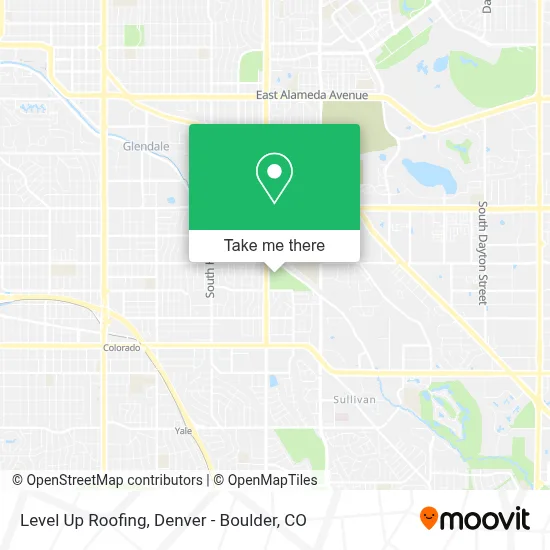 Level Up Roofing map
