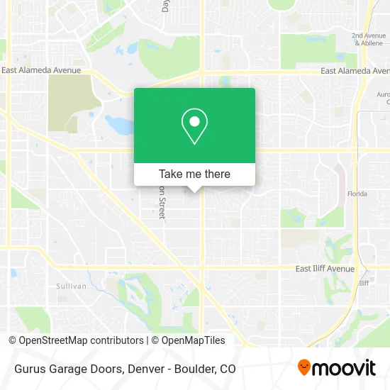 Mapa de Gurus Garage Doors