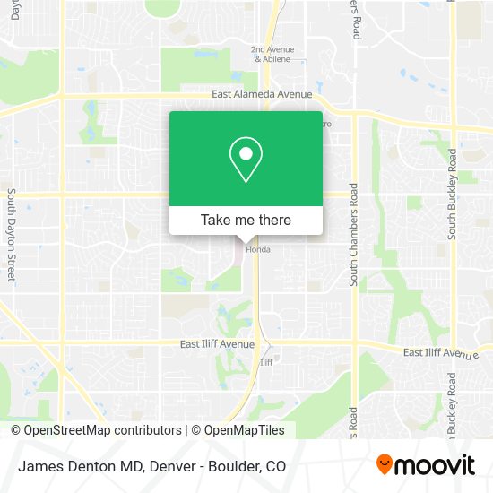 James Denton MD map
