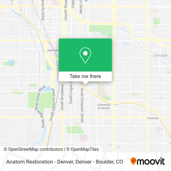 Anatom Restoration - Denver map