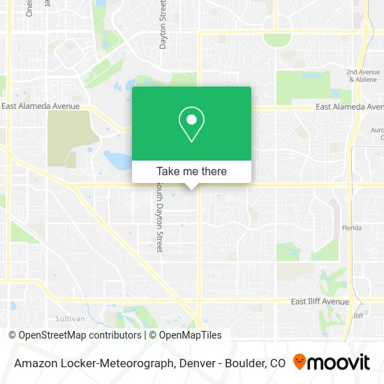 Amazon Locker-Meteorograph map