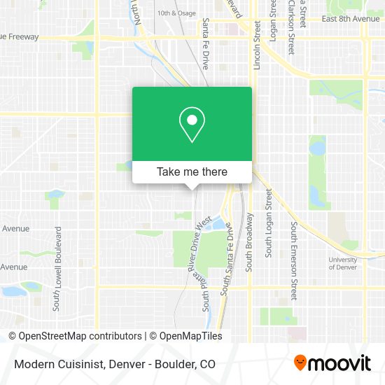 Mapa de Modern Cuisinist