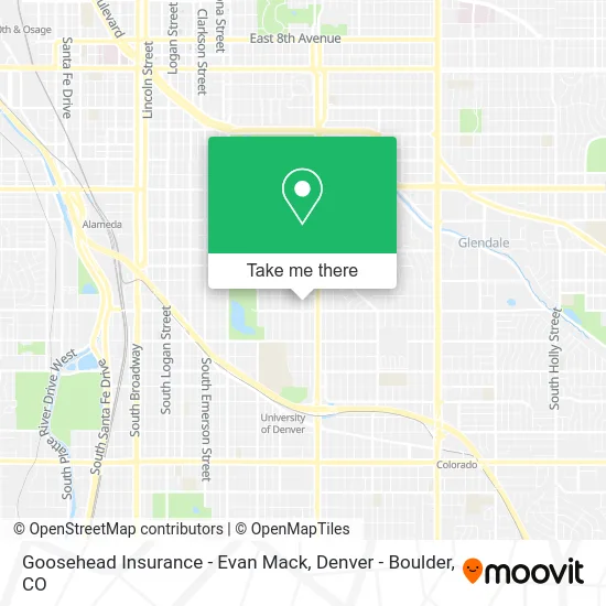 Goosehead Insurance - Evan Mack map