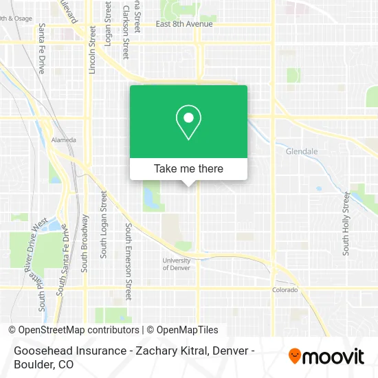 Goosehead Insurance - Zachary Kitral map