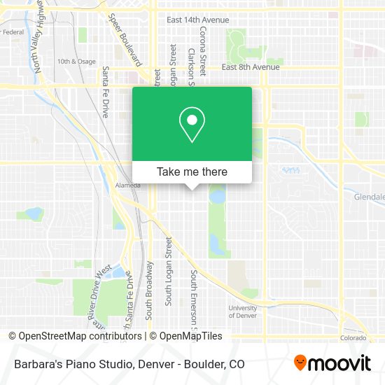 Mapa de Barbara's Piano Studio