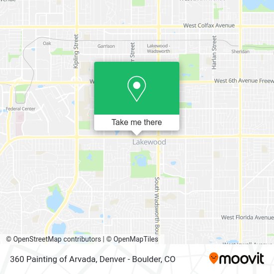 Mapa de 360 Painting of Arvada