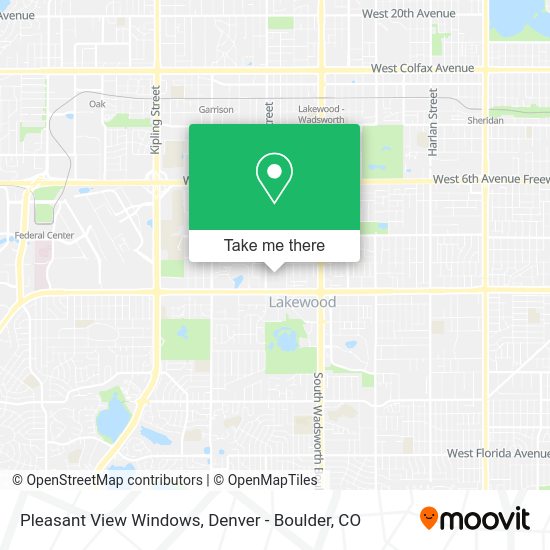 Pleasant View Windows map