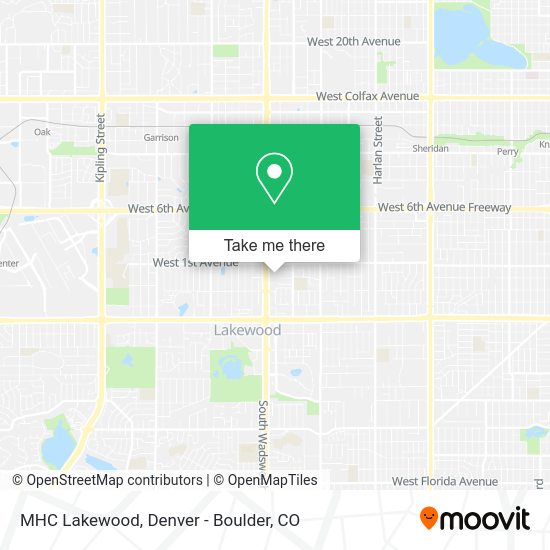 Mapa de MHC Lakewood