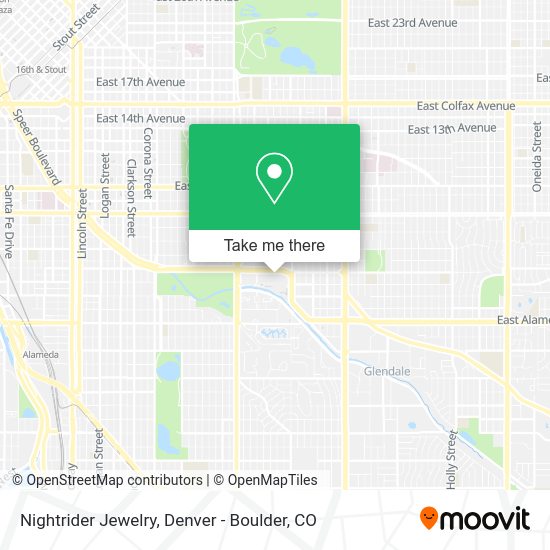 Nightrider Jewelry map