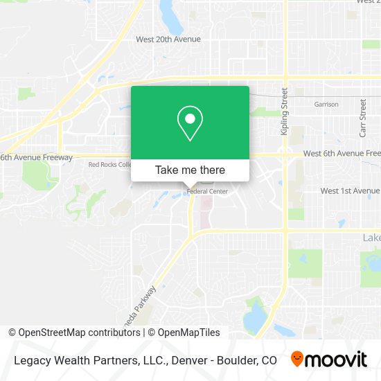 Legacy Wealth Partners, LLC. map