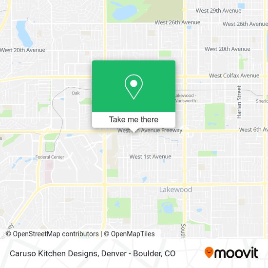 Caruso Kitchen Designs map