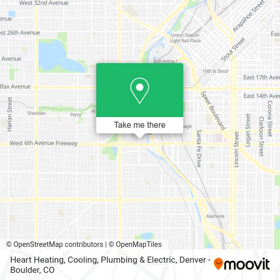 Heart Heating, Cooling, Plumbing & Electric map