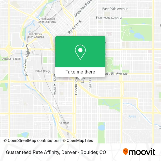 Guaranteed Rate Affinity map