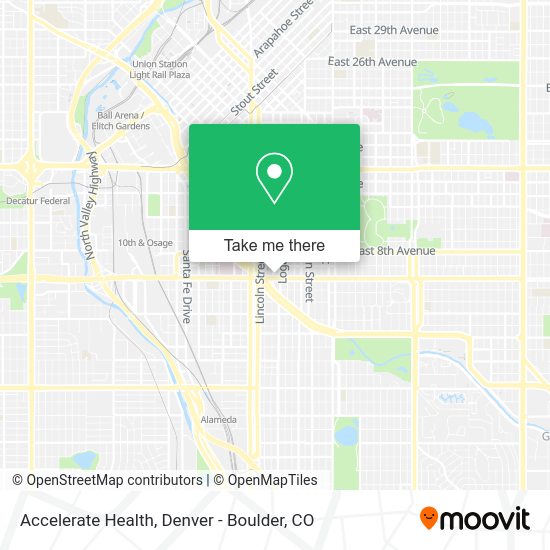 Accelerate Health map
