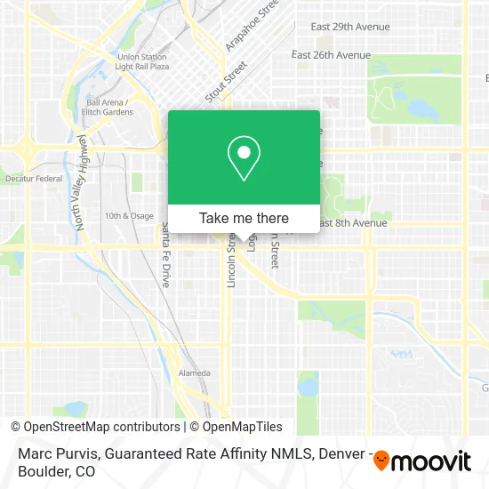 Marc Purvis, Guaranteed Rate Affinity NMLS map