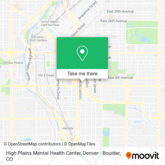 Mapa de High Plains Mental Health Center