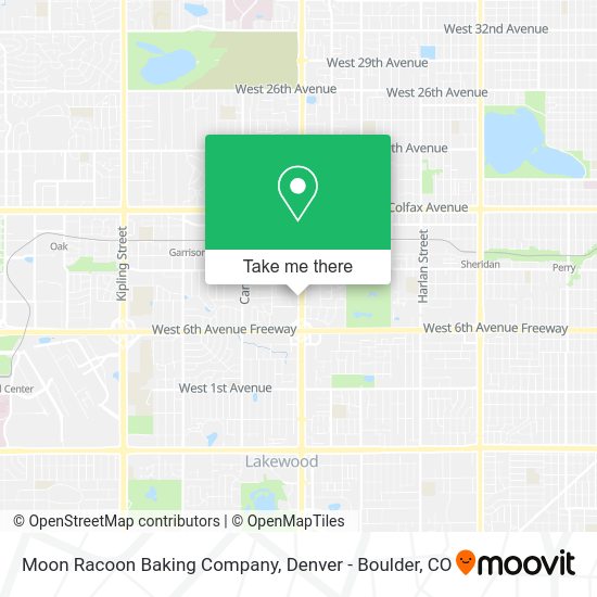 Moon Racoon Baking Company map