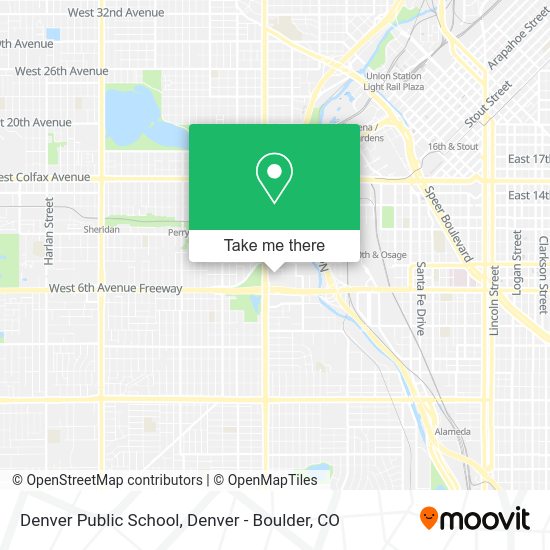 Denver Public School map