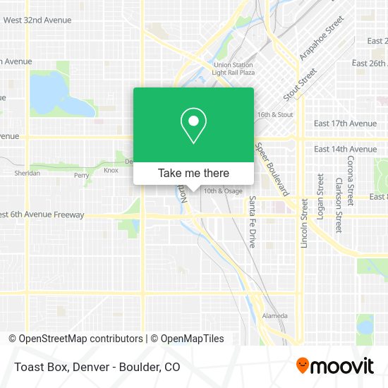 Mapa de Toast Box