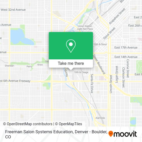 Freeman Salon Systems Education map