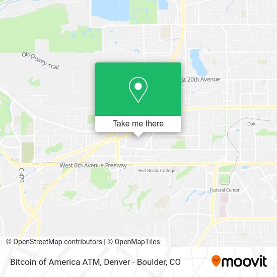 Bitcoin of America ATM map