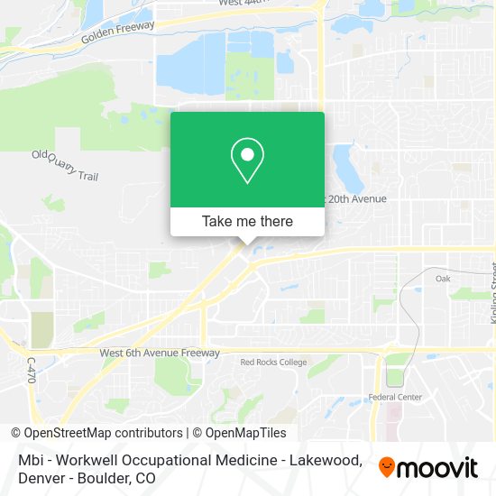 Mapa de Mbi - Workwell Occupational Medicine - Lakewood