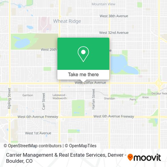 Mapa de Carrier Management & Real Estate Services