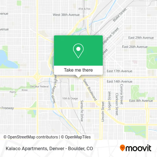 Kalaco Apartments map