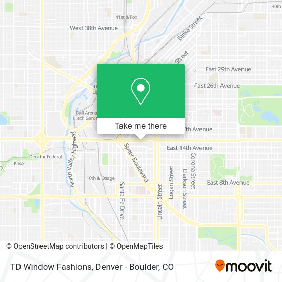 TD Window Fashions map