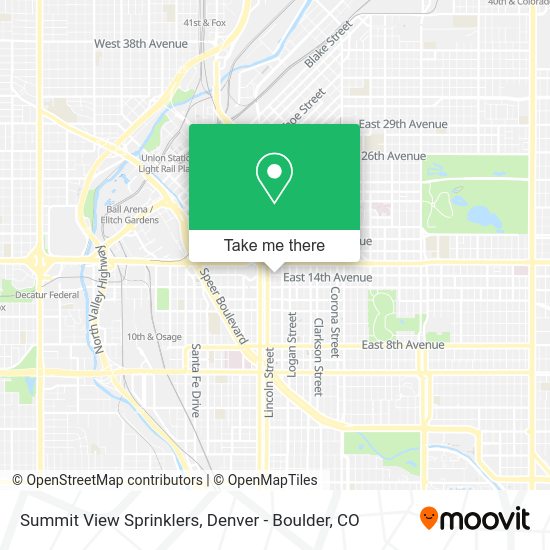 Summit View Sprinklers map