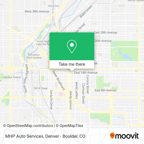 MHP Auto Services map