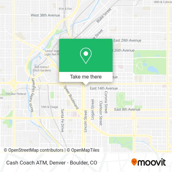 Cash Coach ATM map