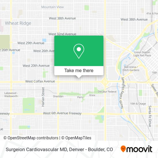 Surgeion Cardiovascular MD map