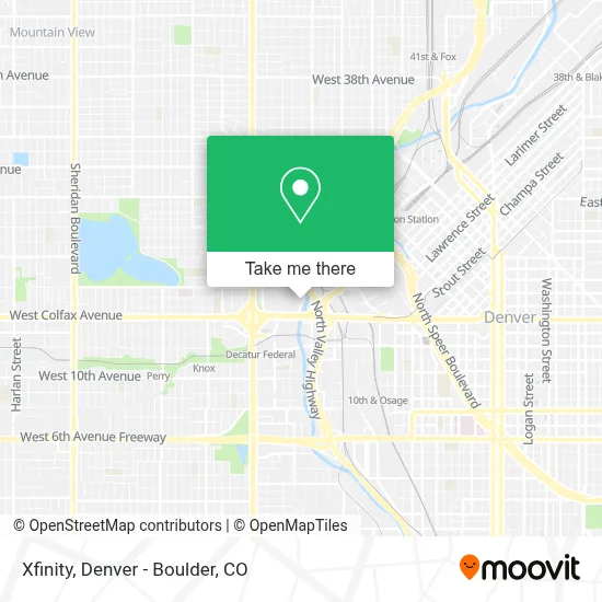 Xfinity map