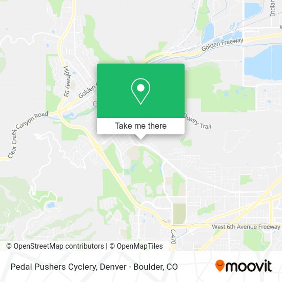 Pedal Pushers Cyclery map