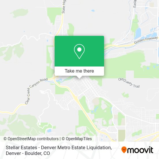 Mapa de Stellar Estates - Denver Metro Estate Liquidation