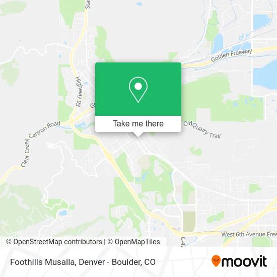 Foothills Musalla map