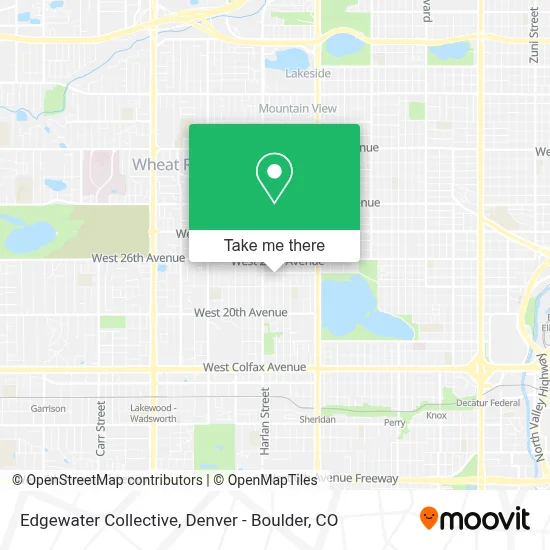 Edgewater Collective map