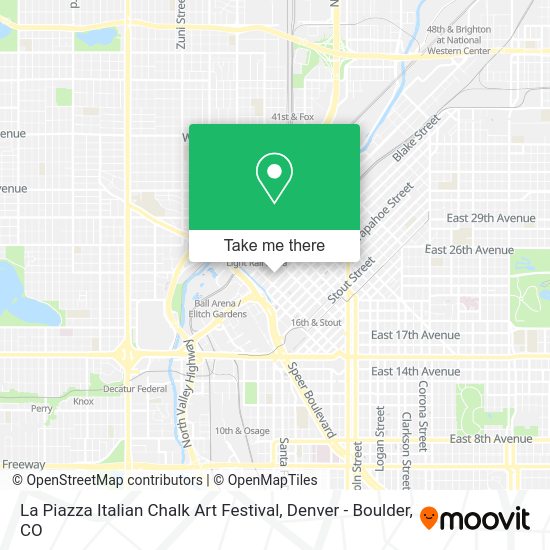 La Piazza Italian Chalk Art Festival map