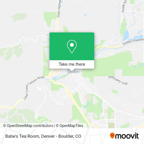 Babe's Tea Room map